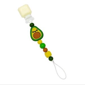 Loulou Lollipop Darling  Avocado Pacifier Clip